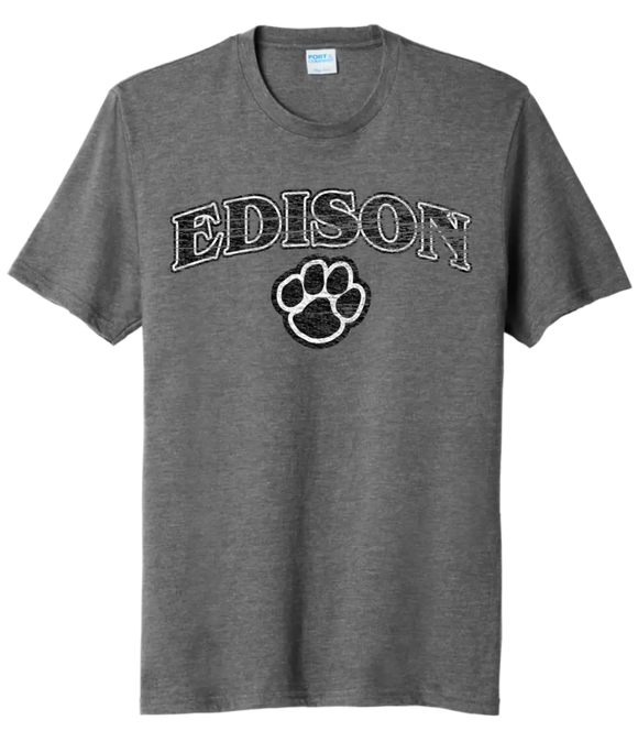 Edison Paw Arch Tri-Blend Tee