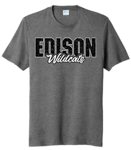 Edison Cracked Tri-Blend Tee