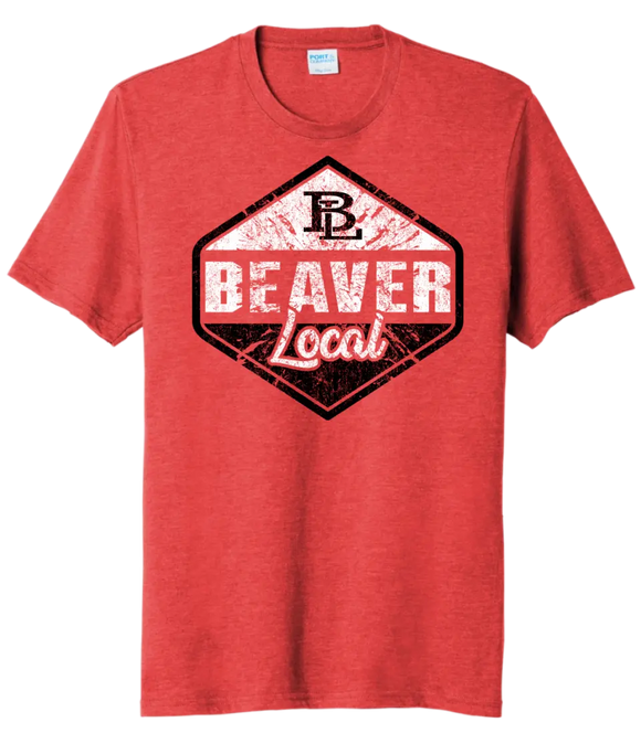 Beaver Local Spin Tri-Blend Tee