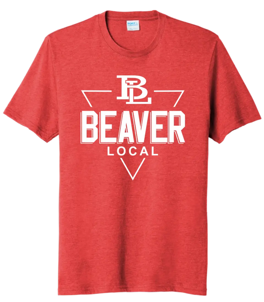 Beaver Local Triangle Badge Tri-Blend Tee