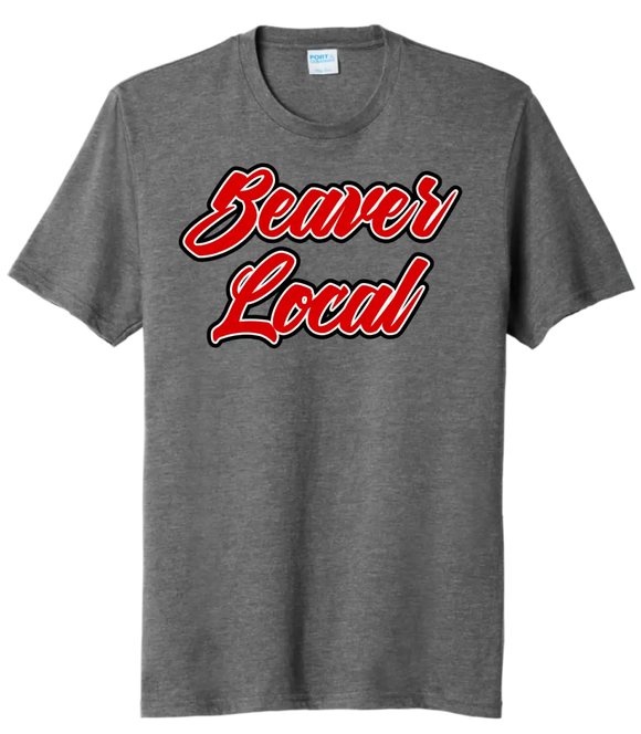 Beaver Local Thick Script Tri-Blend Tee