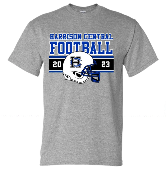 Harrison Central Football 2023 Design-21 Gildan DryBlend T-Shirt