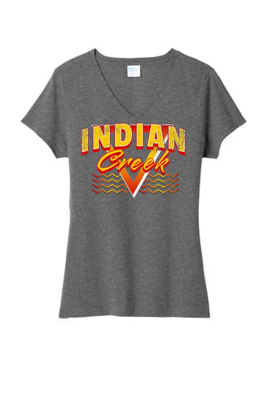 Indian Creek 2024 101 Ladies Tri-Blend V-Neck Tee
