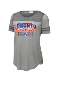 Toronto 2024 101 Ladies PosiCharge Tri-Blend Wicking Fan Tee