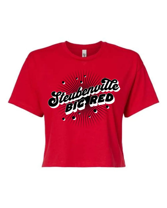 Steubenville Big Red 2024 100 Women's Ideal Crop Top