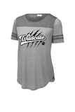 Edison 2024 102 Ladies PosiCharge Tri-Blend Wicking Fan Tee