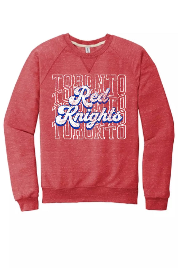 Toronto 2024 103 Jerzees Snow Heather French Terry Raglan Crew