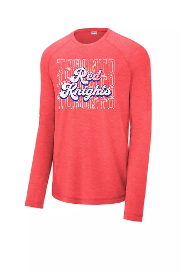 Toronto 2024 103 Long Sleeve Tri-Blend Wicking Raglan Tee