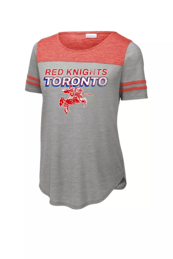 Toronto 2024 104 Ladies PosiCharge Tri-Blend Wicking Fan Tee