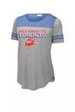 Toronto 2024 104 Ladies PosiCharge Tri-Blend Wicking Fan Tee