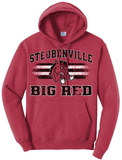 Steubenville Big Red 2024 103 Core Fleece Pullover Hooded Sweatshirt