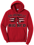 Steubenville Big Red 2024 103 Core Fleece Pullover Hooded Sweatshirt