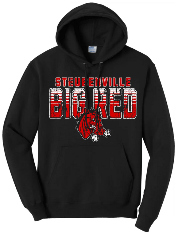 Steubenville Big Red 2024 104 Core Fleece Pullover Hooded Sweatshirt