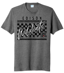 Edison Wildcats 2024 105 Tri-Blend Tee