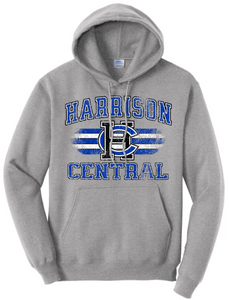 Harrison Central 2024 106 Core Fleece Pullover Hooded Sweatshirt