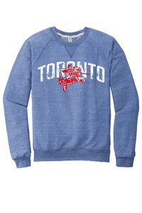 Toronto 2024 106 Jerzees Snow Heather French Terry Raglan Crew