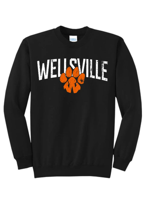 Wellsville 2024 100 Core Fleece Crewneck Sweatshirt