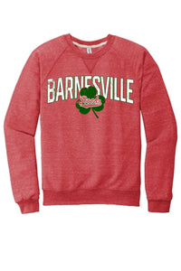 Barnesville 2024 100 Jerzees Snow Heather French Terry Raglan Crew