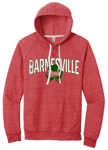 Barnesville 2024 100 Jerzees Snow Heather French Terry Raglan Hoodie