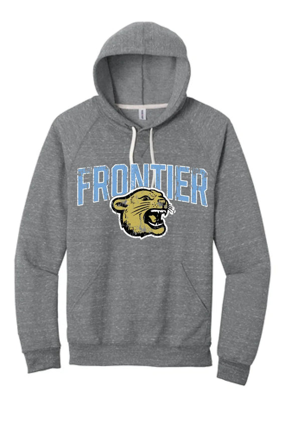 Frontier 2024 100 Jerzees Snow Heather French Terry Raglan Hoodie