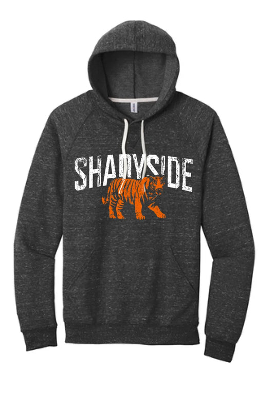 Shadyside 2024 100 Jerzees Snow Heather French Terry Raglan Hoodie