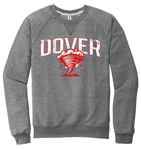 Dover 2024 100 Jerzees Snow Heather French Terry Raglan Crew