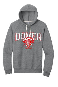 Dover 2024 100 Jerzees Snow Heather French Terry Raglan Hoodie