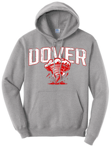 Dover 2024 100 Core Fleece Pullover Hooded Sweatshirt