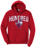 Hundred 2024 100 Core Fleece Pullover Hooded Sweatshirt