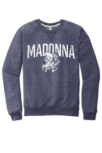 Weirton Madonna 2024 100 Jerzees Snow Heather French Terry Raglan Crew