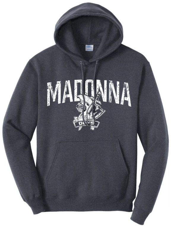 Weirton Madonna 2024 100 Core Fleece Pullover Hooded Sweatshirt