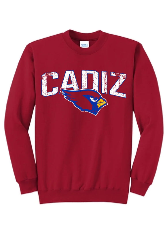 Cadiz Cardinals 2024 100 Core Fleece Crewneck Sweatshirt