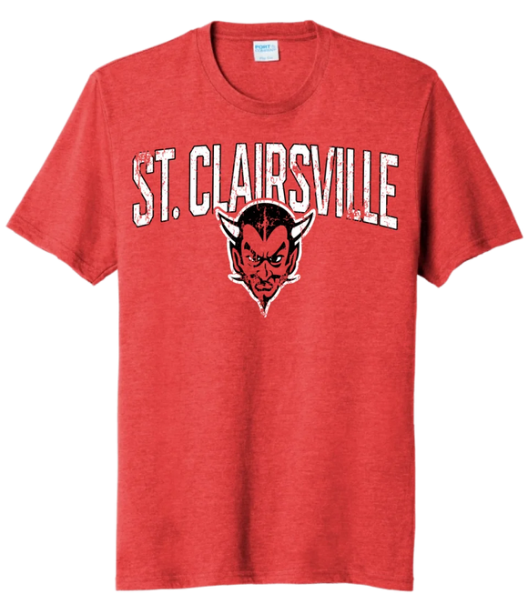 St. Clairsville 2024 100 Tri-Blend Tee