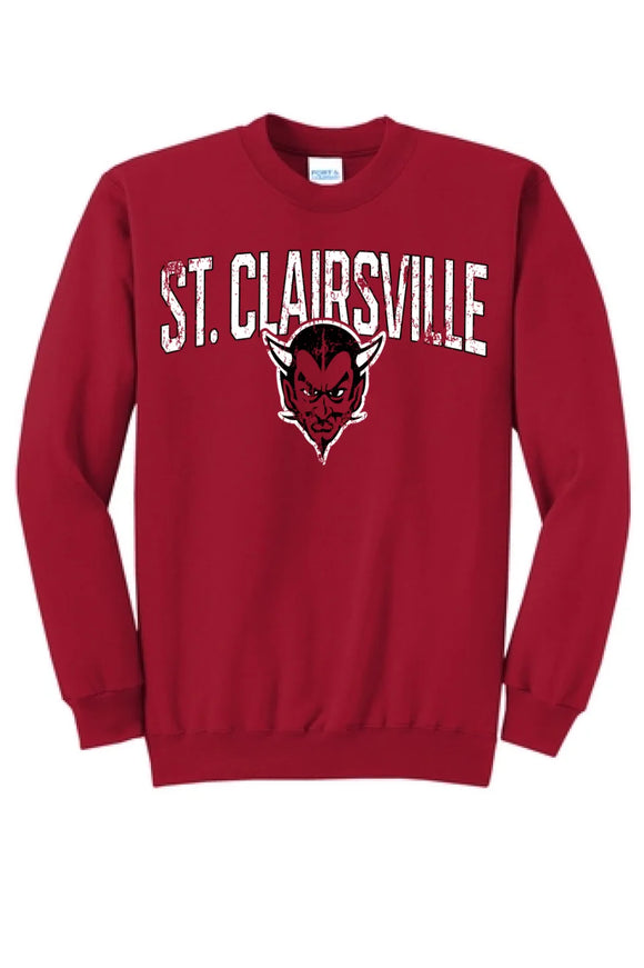 St. Clairsville 2024 100 Core Fleece Crewneck Sweatshirt