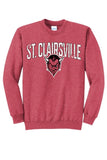 St. Clairsville 2024 100 Core Fleece Crewneck Sweatshirt