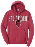 St. Clairsville 2024 100 Core Fleece Pullover Hooded Sweatshirt