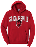 St. Clairsville 2024 100 Core Fleece Pullover Hooded Sweatshirt