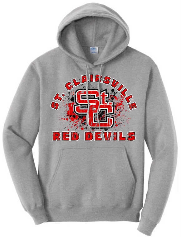 St. Clairsville 2024 101 Core Fleece Pullover Hooded Sweatshirt