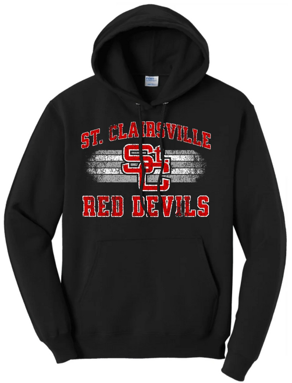 St. Clairsville 2024 102 Core Fleece Pullover Hooded Sweatshirt