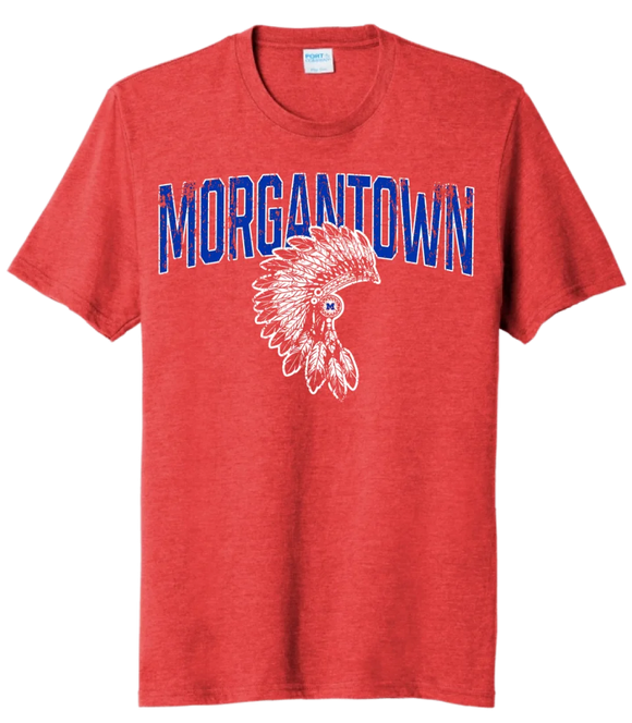 Morgantown 2024 100 Tri-Blend Tee