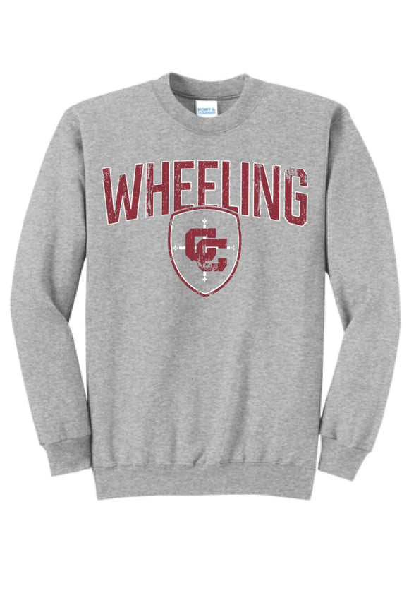 Wheeling Central Catholic 2024 100 Core Fleece Crewneck Sweatshirt