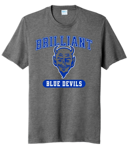 Brilliant Blue Devils 2024 100 Tri-Blend Tee