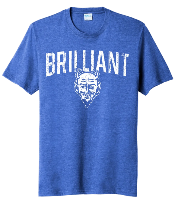 Brilliant Blue Devils 2024 101 Tri-Blend Tee