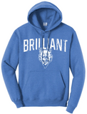 Brilliant Blue Devils 2024 101 Core Fleece Pullover Hooded Sweatshirt