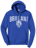 Brilliant Blue Devils 2024 101 Core Fleece Pullover Hooded Sweatshirt