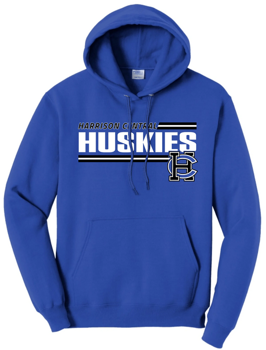 Harrison Central Stripe Core Fleece Hoodie