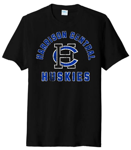 Harrison Central Logo Arch Tri-Blend Tee