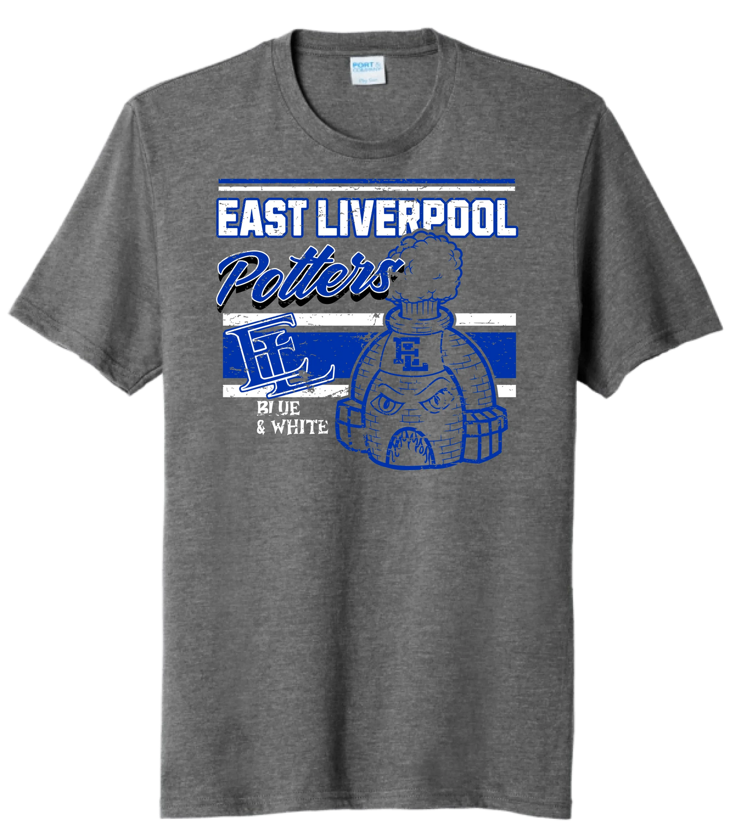 East Liverpool Blue and White