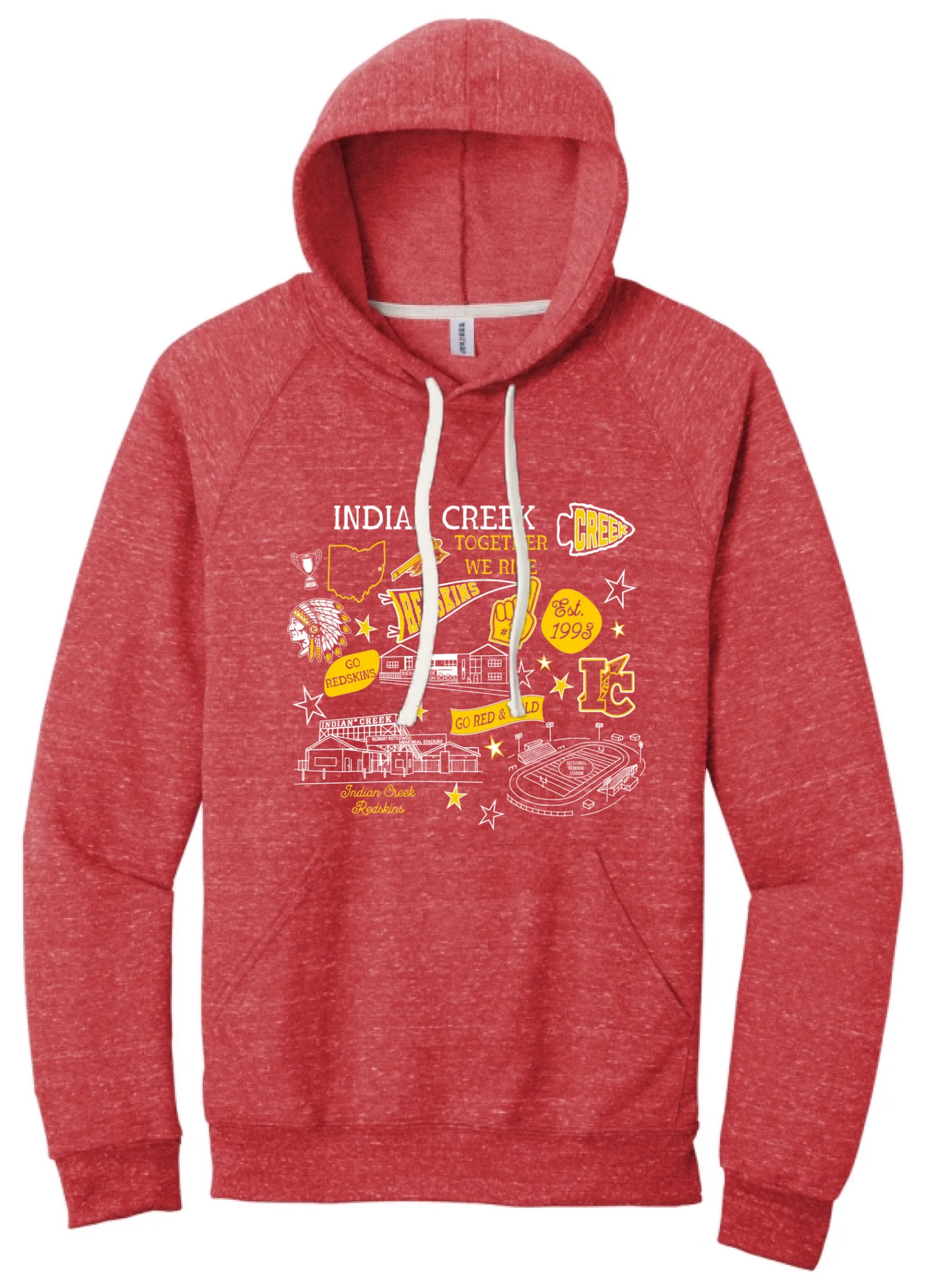 Indian Creek Icons on Red