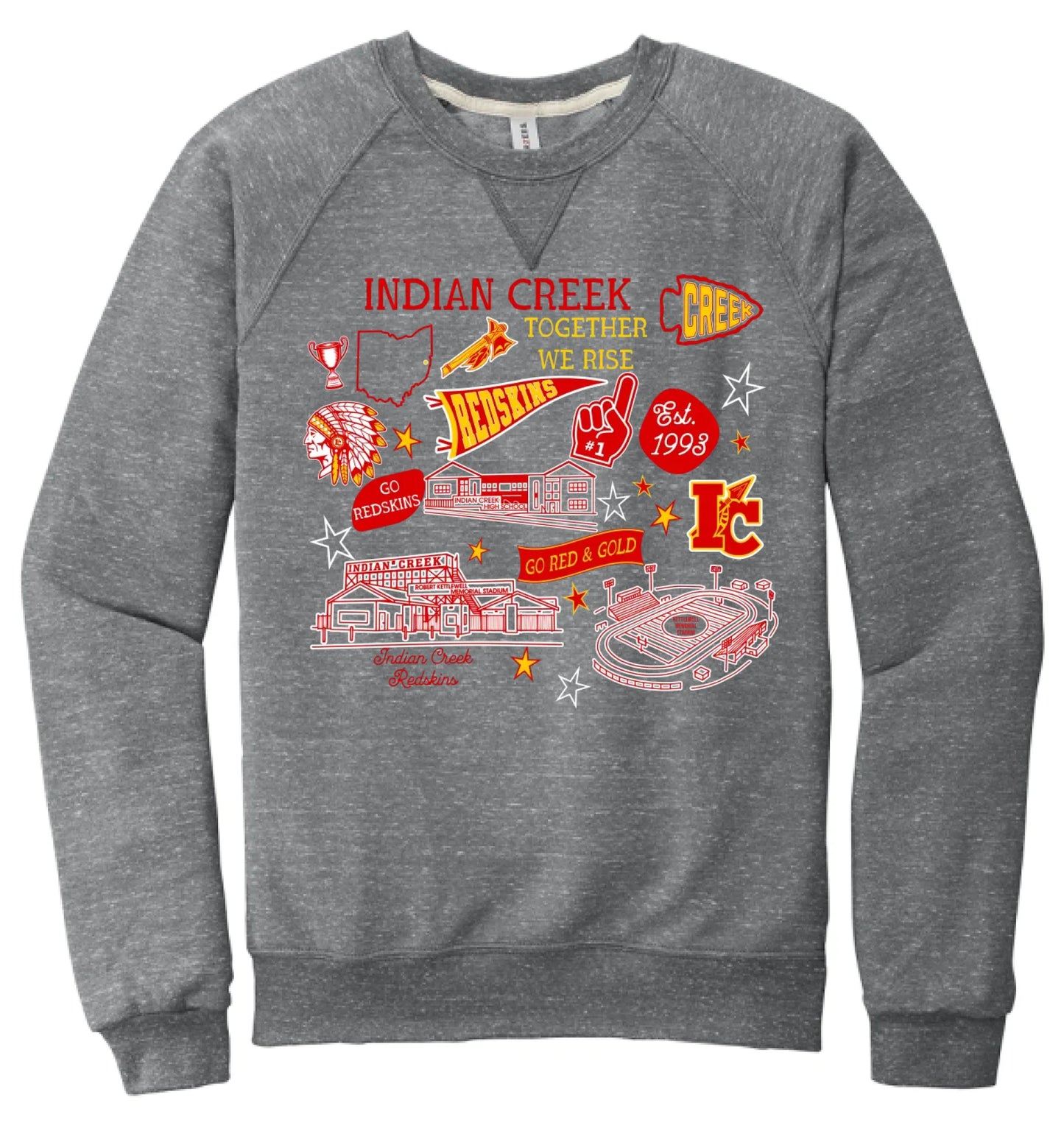 Indian Creek Icons on Gray